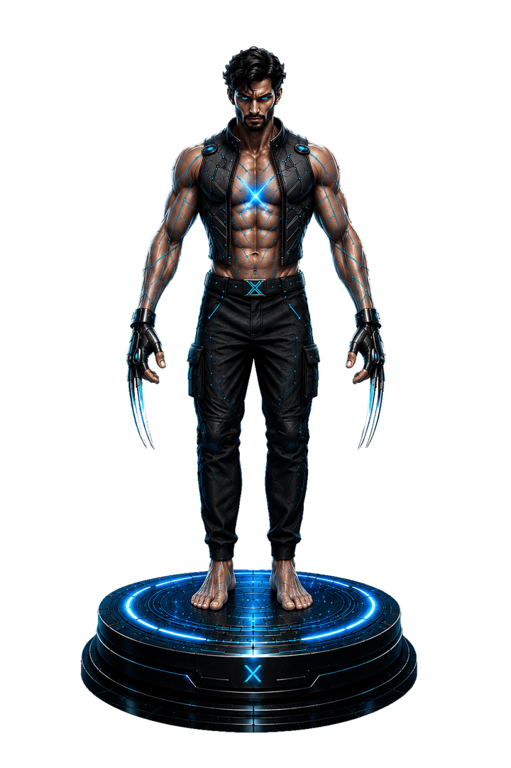 Lykos, arquétipo do Aura X, em sua forma evoluída